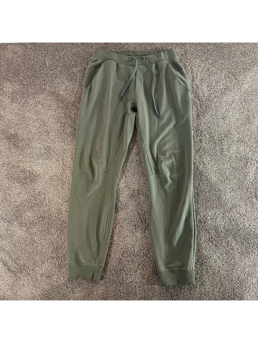 Lululemon Mens City Sweat Jogger Pants Olive Green Size M